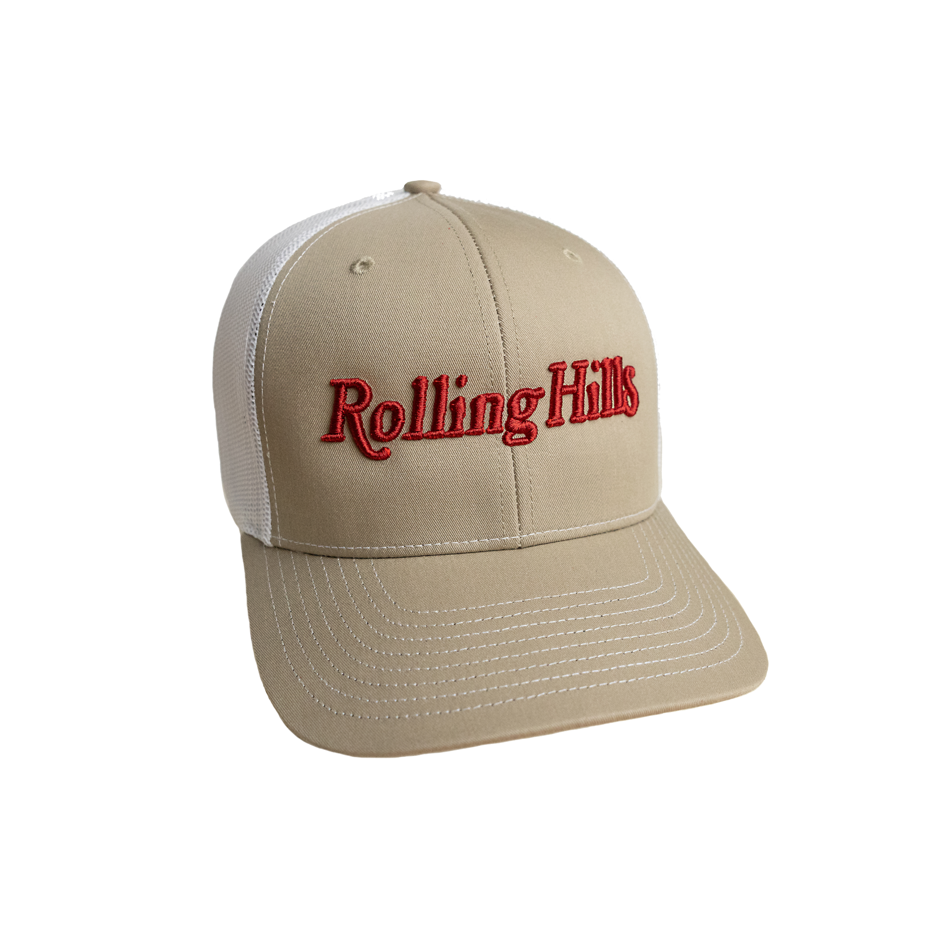 Embroidered Trucker Tan